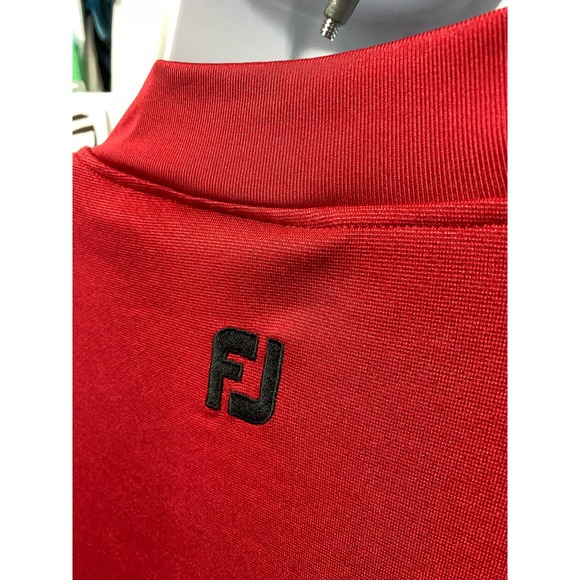 FootJoy ProDry Performance Long Sleeve Mock Golf Shirt XL Merril Lynch Logo - Picture 5 of 10